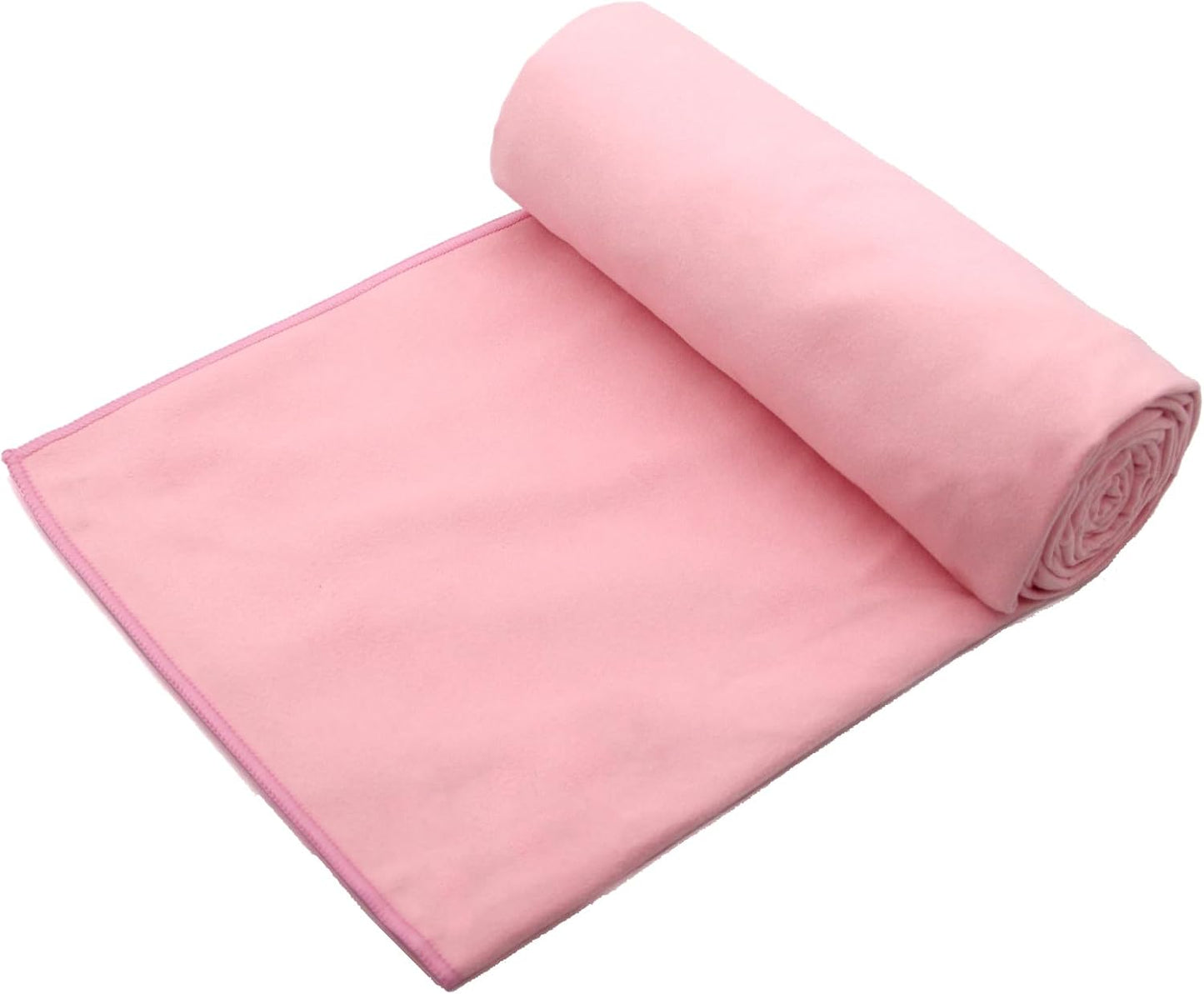 Eunzel Hot Yoga Towel Non Slip Yoga Mat Towel Non-Slip Sweat Absorbent Towel for Hot Yoga, Pilates and Workout 72" x 26.5", Blue