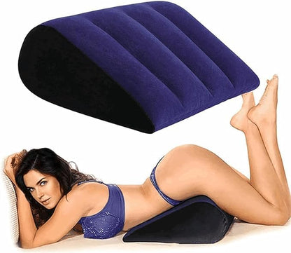 2025 Upgraded Bed Wedge Pillow, Inflatable Pillow for Couples Soft Portable Positioning Triangle Sofa Pillow Body Positioners Cushion Hoodies Yoga HP0Z