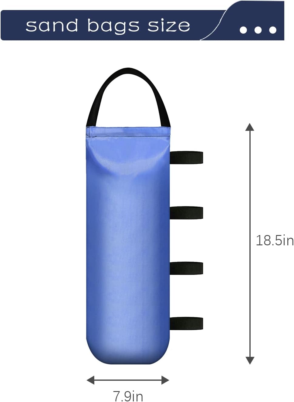IALNAI 112 LBS Canopy Weights Sand Bags for Canopy Outdoor Advertising Tent Sunshade Fixed Windproof Pop up Tent（No Sand） 4-Pack Package May Vary