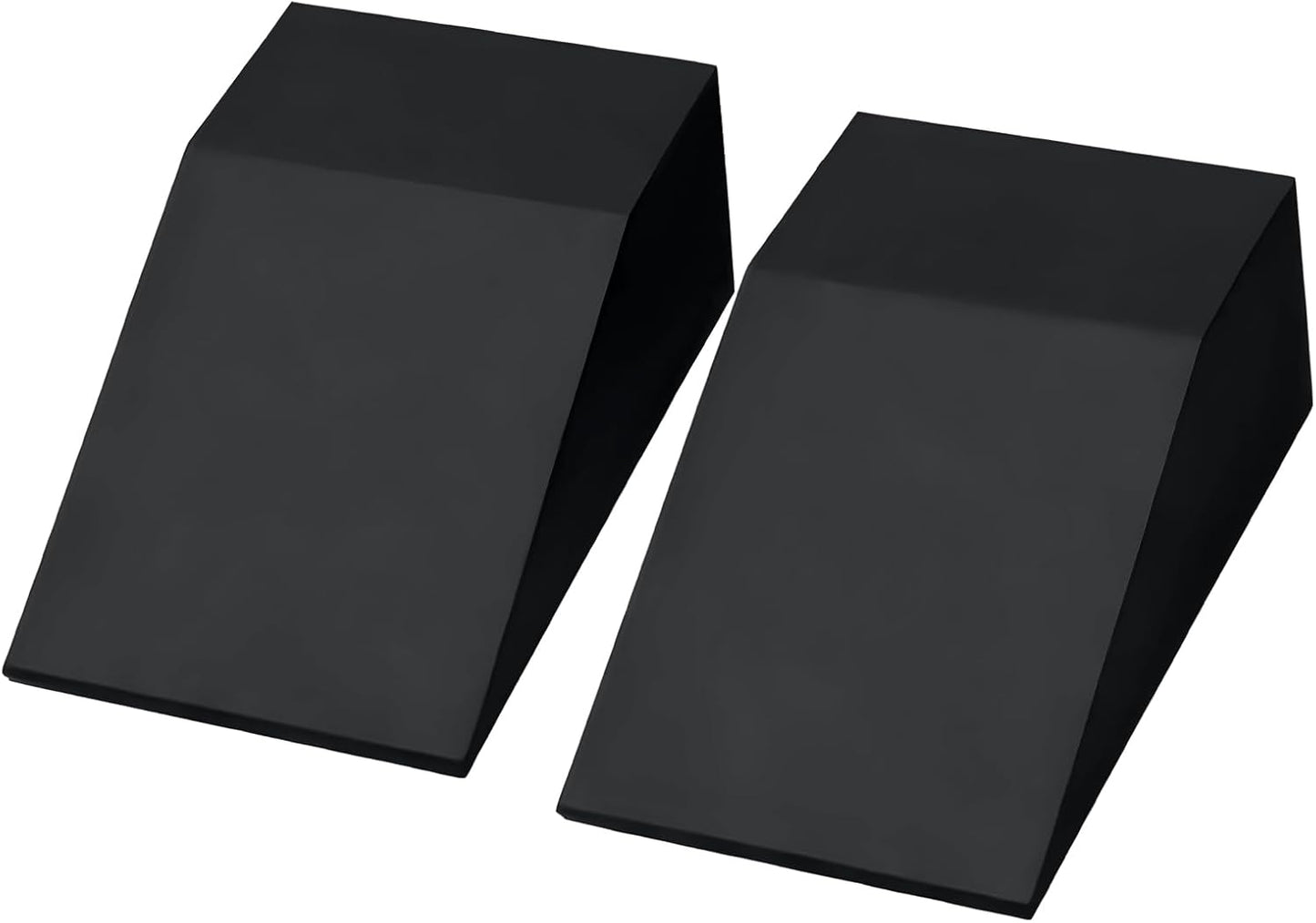 Squat Wedge Block Yoga Wedge Blocks 2 Pack, Yoga Foam Wedges Exercise Foot Wedges Block for Workout Heel Elevated Calf Stretcher Gymnastic(Black)