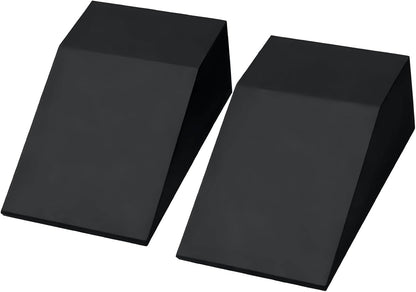 Squat Wedge Block Yoga Wedge Blocks 2 Pack, Yoga Foam Wedges Exercise Foot Wedges Block for Workout Heel Elevated Calf Stretcher Gymnastic(Black)