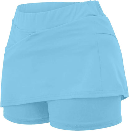 SHAOBGE Athletic Yoga Culottes for Women Solid Color Elastic Shorts Summer Lightweight High Waist Skinny Joggers Skirt 2024