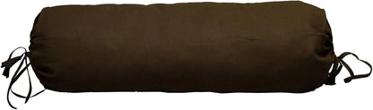 Ivory Cotton Bolster Cover – 16x6 in | Set of 2 | Soft, Washable Pillowcase for Round Yoga & Neck Roll Pillows