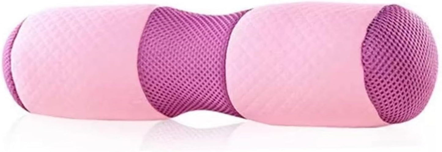 Yoga Bolster Pillow Yoga Bolster for Restorative Pillow Round Slow Rebound 15x4" Hips and Neck & Health Care Soft Comfortable Stick for Bed Legs Back and.