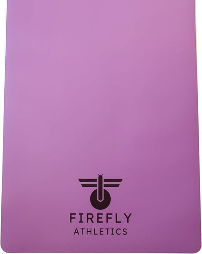 Premium Yoga Mat - 5mm Thick, Extra Wide & Long, Non-Slip Natural Rubber Base & PU Top, Anti-Tear, Ideal for Yoga, Pilates, and Fitness.