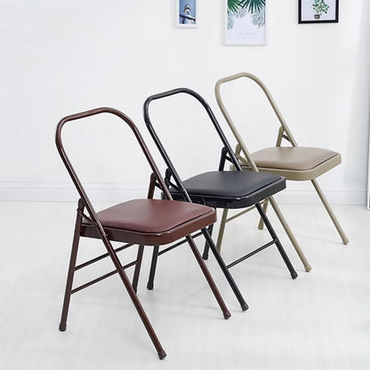 Iyengar Yoga Chair,Double Beam Design,Pilates Yoga Chair,Folding Yoga Chair,Backless Yoga Chair with Non-Slip Foot Pads,Portable Yoga Chair,Adult Yoga Chair