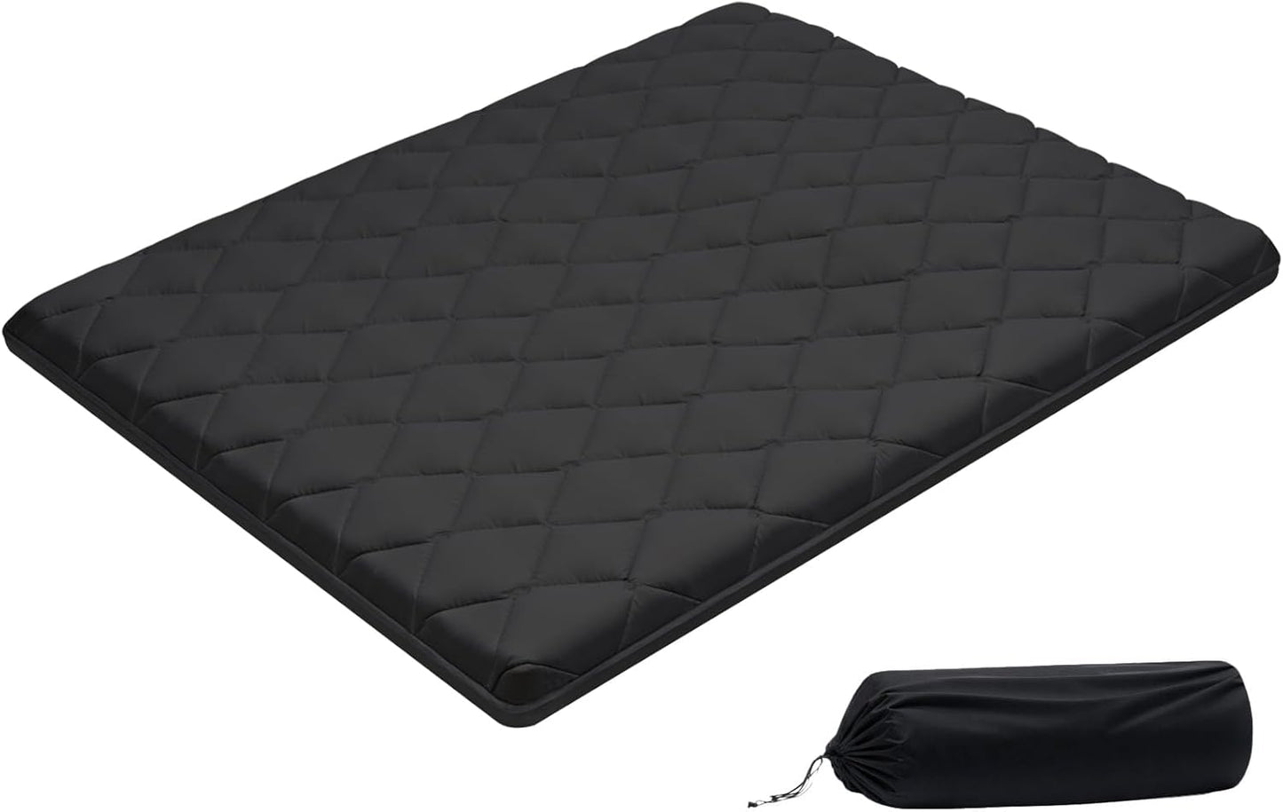 VEVOR Japanese Floor Mattress, Futon Mattress, 100% High Density Comfortable Foam, Foldable Tatami Mat with Storage Bag, Sleeping Pad for Camping Dormitory Yoga