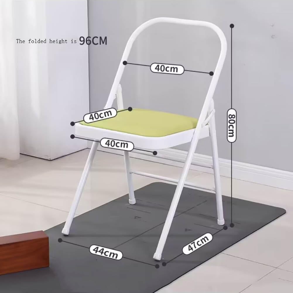 Yoga Inversion Chair, Iyengar Yoga Chair,Pilates Chair,Backless Yoga Chair Prop,Home Exercises Reinforced Design,Black
