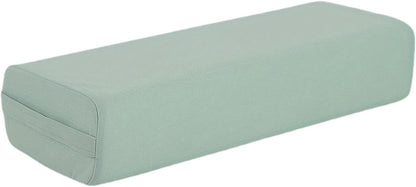 Rectangular Bolster Cushion Meditation Cushion Support Cushion with Comfortable, Breathable Cover and Handle, Portable for Pilates, M