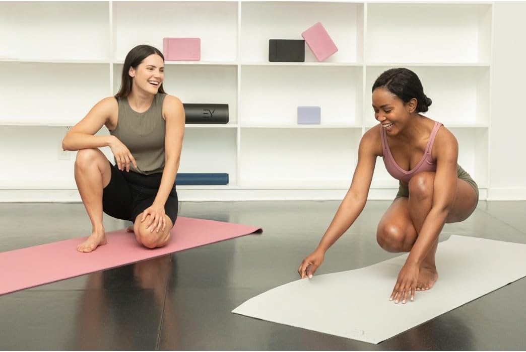 Everyday Yoga Deluxe Mat, Spacious 72"x24" Non-Slip Yoga Mat for Comfortable Home Workouts, 3-5mm Extra Thick