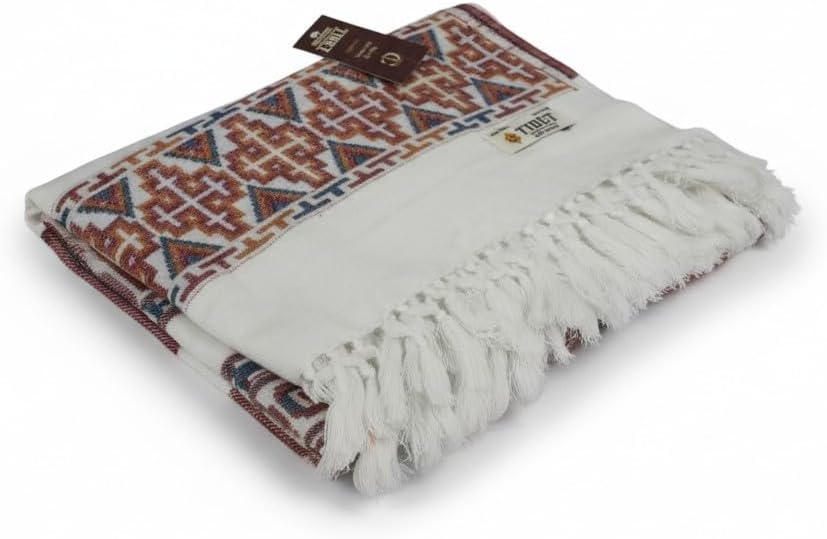 Handloom Wool Meditation Shawl, Oversized Wrap Throw, Gift for Men and Women