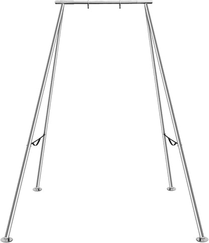 PRIOR FITNESS Aerial A-Frame Rig - 730kg/1610 lbs Capacity Yoga Stand for Hammocks/Silks/Hoops, Portable Adjustable 5-11ft (10 Heights), CE & SGS Certified, Easy Install