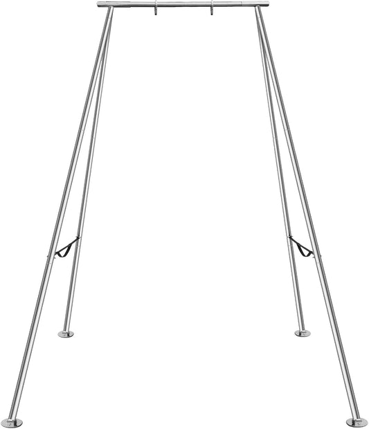 PRIOR FITNESS Aerial A-Frame Rig - 730kg/1610 lbs Capacity Yoga Stand for Hammocks/Silks/Hoops, Portable Adjustable 5-11ft (10 Heights), CE & SGS Certified, Easy Install