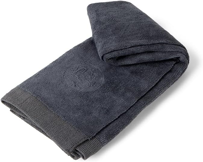 Manduka eQua Hot Hand Towel - 16" Double-Knit Microfiber Rapid Sweat Absorption Multipurpose Workout Towel 16 x 26.5 Inches