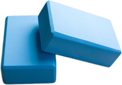 Yoga Block High Density EVA Foam Blocks 2 Packs 9"x6"x3" Each, Supportive, Lightweight with Beveled Edges for Yoga, Pilates, and Meditation