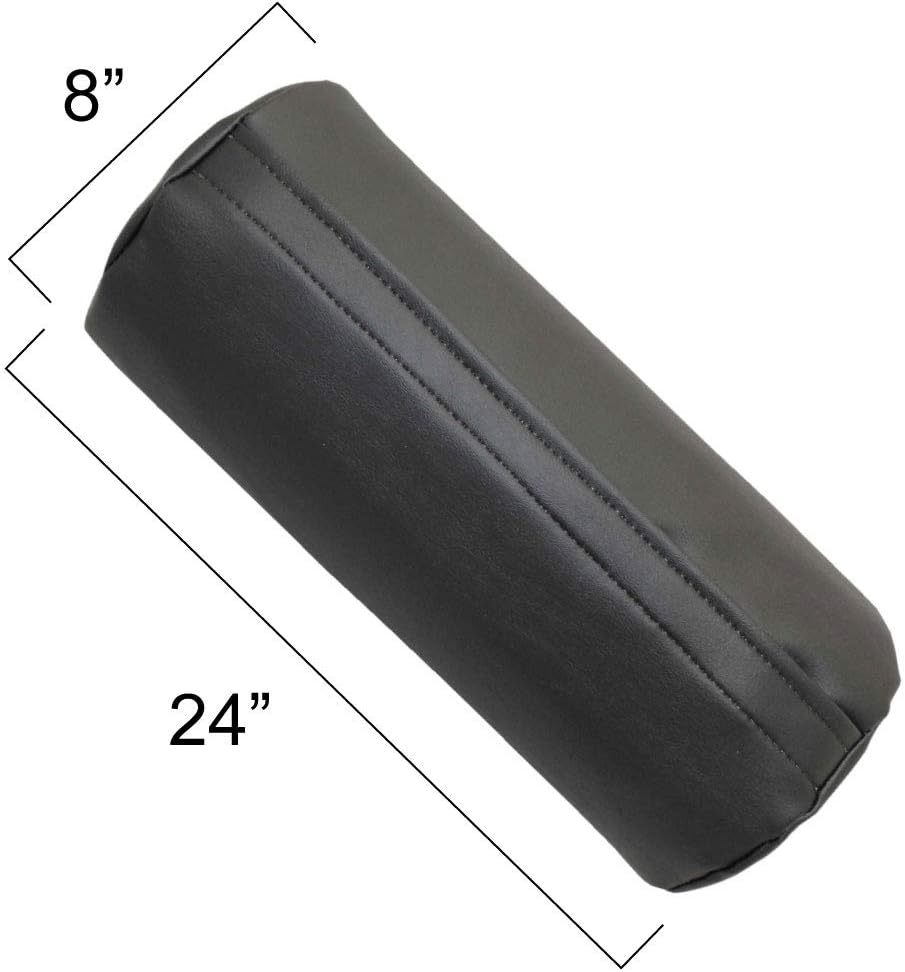 Rehabilitation Advantage Body Positioning Black Cylinder Bolster 8" X 24"