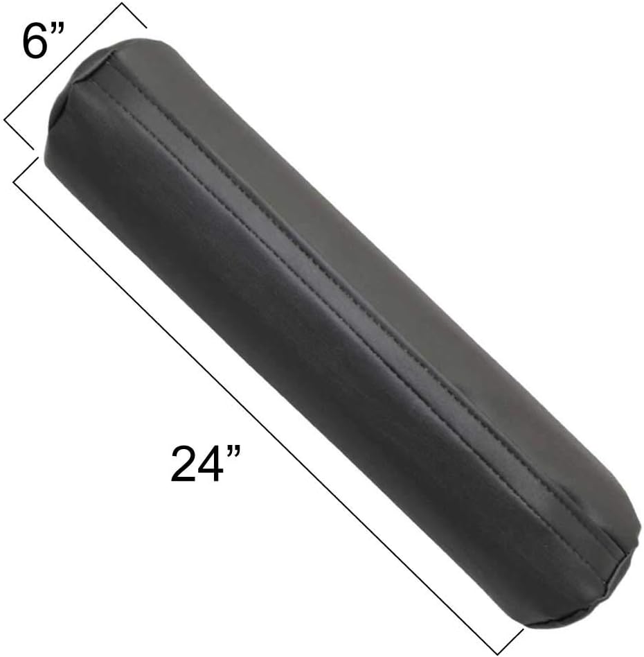 Rehabilitation Advantage Body Positioning Black Cylinder Bolster 8" X 24"