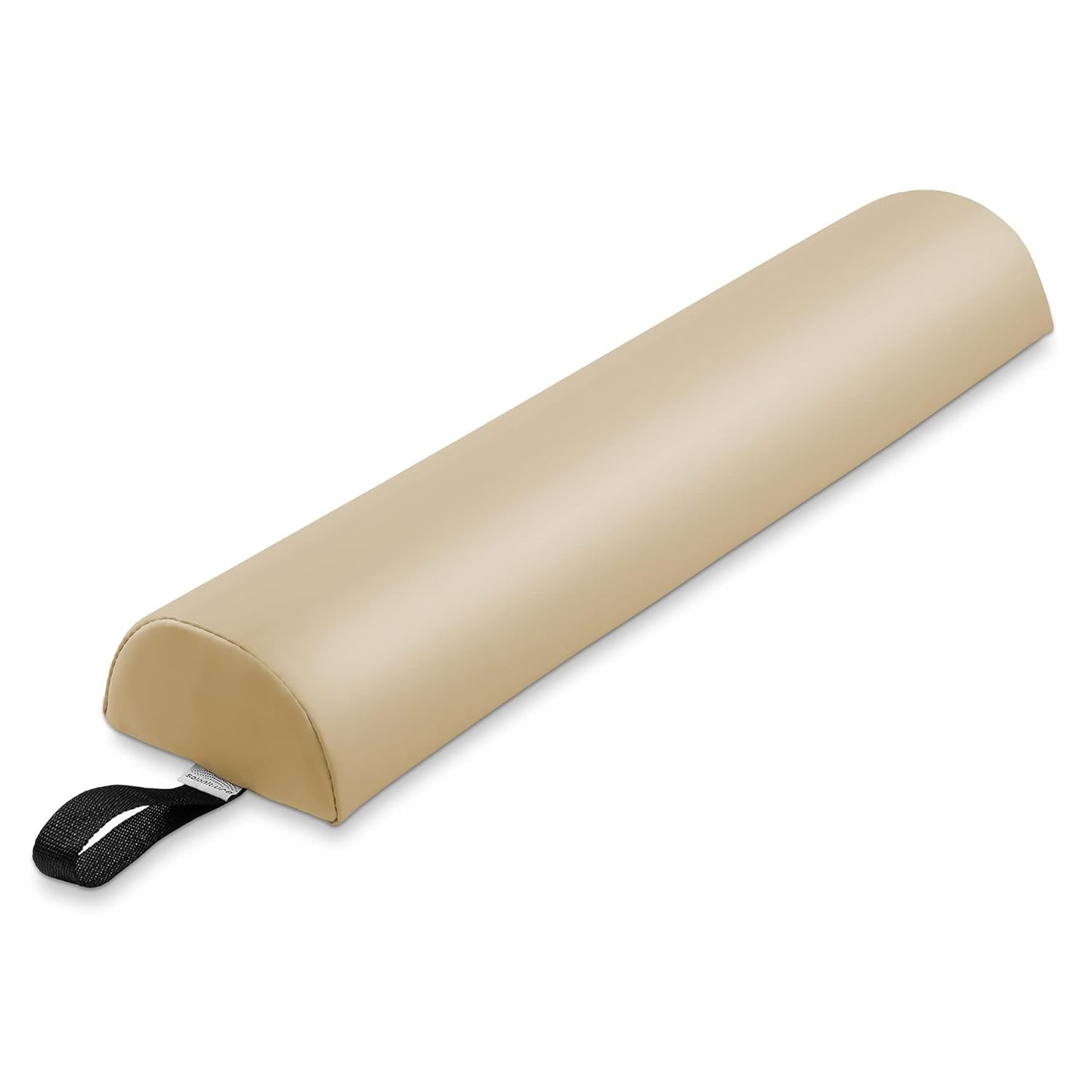 Saloniture Half Round Massage Table Bolster Pillow Pad - 26 x 6 x 3 Inch - Black