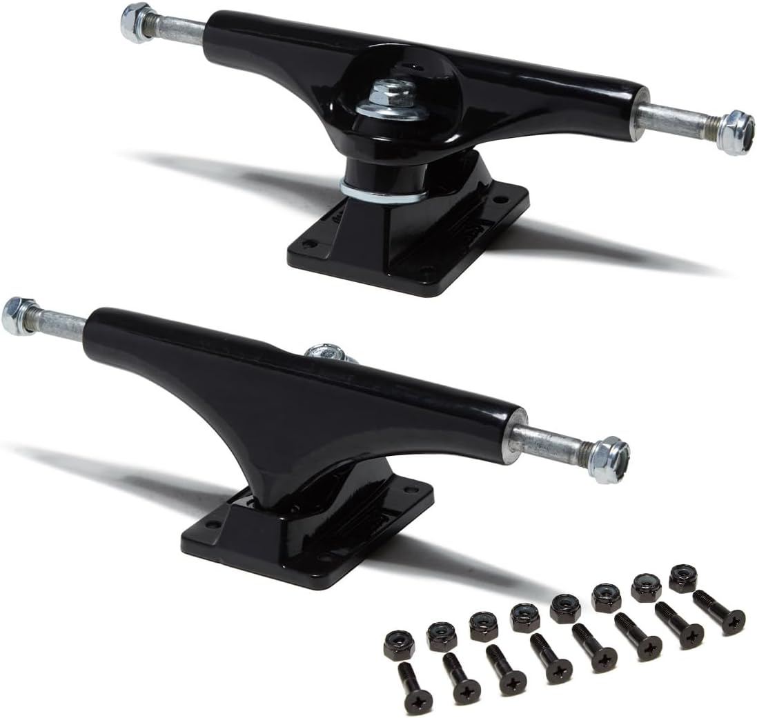 [CCS] Skateboard Trucks - 109mm, 129mm, 139mm, 144mm, 149mm, 169mm Black/Raw W/1" Mounting Hardware