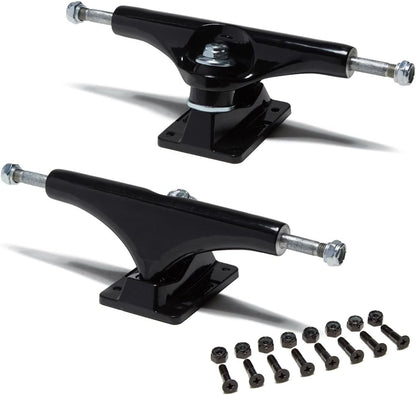 [CCS] Skateboard Trucks - 109mm, 129mm, 139mm, 144mm, 149mm, 169mm Black/Raw W/1" Mounting Hardware