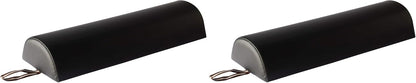 6"x26" 3/4 Round Massage Bolster - Black