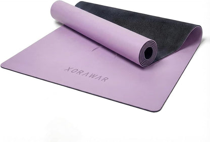 Natural Rubber Mat with Bag | 4.5 mm Pilates Mat | Non Slip Yoga Mat Non Slip| Gym Mats for Home Gym Floor Mat | Home Exercise Mats for Home Workout Accessories | Fitness Mat, Workout Mats for Home Gym | Yoga Matt | Stretching Mat