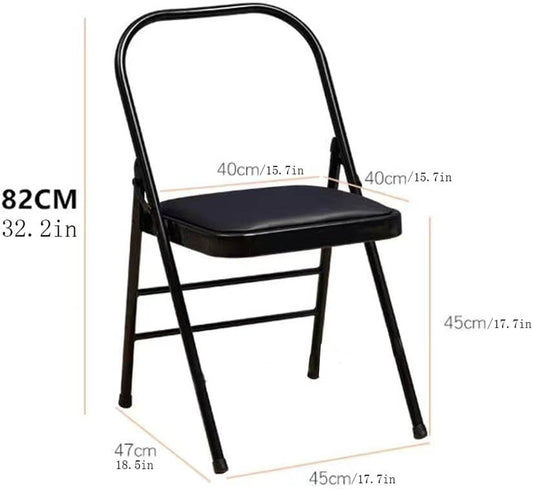 Iyengar Yoga Chair,Pilates Chair,Yoga Inversion Chair,Backless Yoga Chair Prop,Home Exercises Reinforced Design, Pink-82cm×45cm