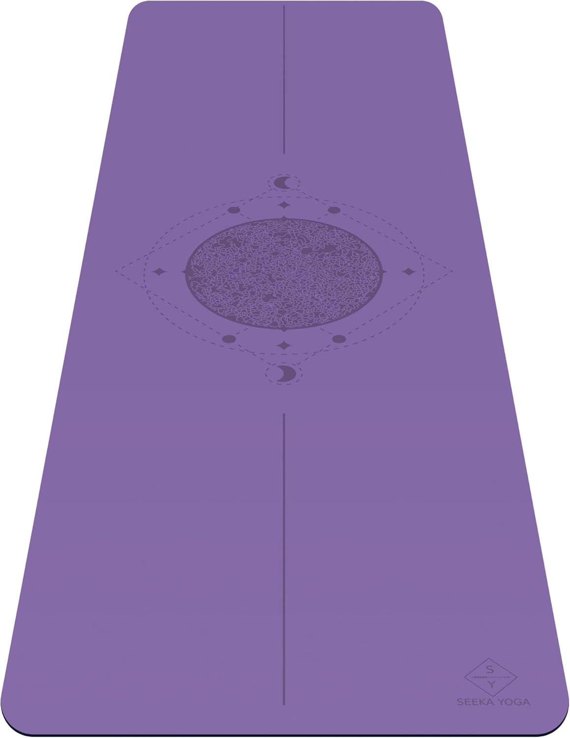 Grippiest Mat - Wet or Dry - Body Alignment. Plants A Tree. Natural Rubber Bottom.Extra Long and Wide for Comfort. Suitable Also for Hot Yoga. (72" x 24" x 4.5mm) Home Workout Mat. Non-slip.