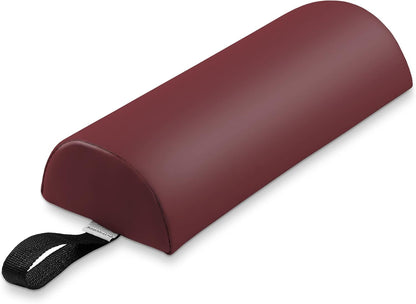 Saloniture Half Round Neck Massage Table Bolster Pillow Pad - 13 x 6 x 3 Inch - Black