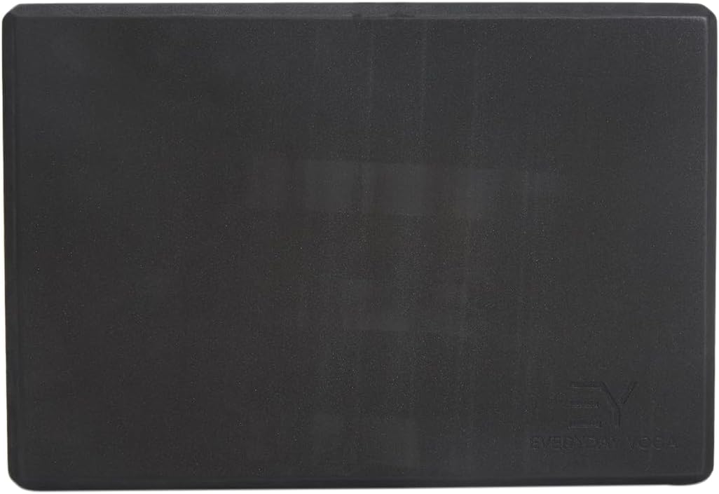 Everyday Yoga Premium Foam Block - Non-Slip High-Density Yoga Block for Balance, Stability & Stretching, EVA Foam Support, Multi Colors (Single Block)