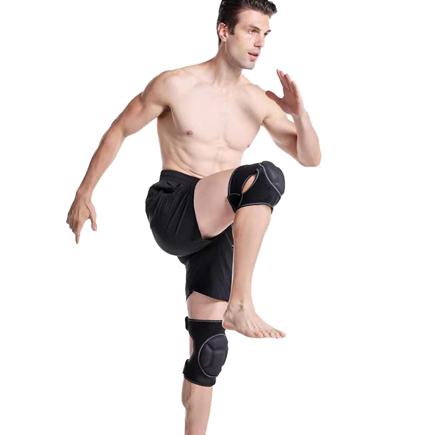 Men/Women Knee Pads For Cleaning, Work, Mechanic, Floors,With Soft Foam Kneepads Perfect For Kneeling for Gardening and Housework,Painter,Housekeeping,Weeding/Planting,Photographe.Black L (1 Pair)