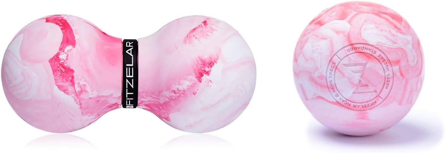 FITZELAR Massage Lacrosse Balls for Myofascial Release, Quality Certification, Massage Deep Tissue for Back and Shoulder, Trigger Point Therapy, Muscle Knots, Relieving Muscle Pain