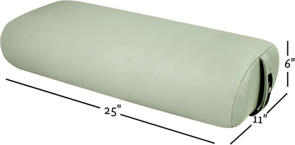 Hugger Mugger Standard Yoga Bolster - Firm, Supportive, Handmade, Durable