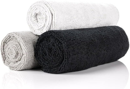The Rag Company - Sport & Workout Towel - Gym, Exercise, Fitness, Spa, Ultra Soft, Super Absorbent, Fast Drying Premium Microfiber, 320gsm, 16in x 27in, Lavender - Pack of 3