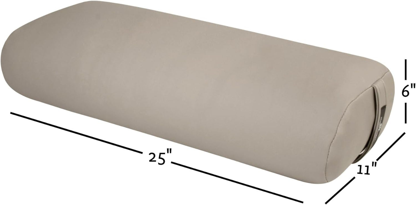 Hugger Mugger Standard Yoga Bolster - Firm, Supportive, Handmade, Durable