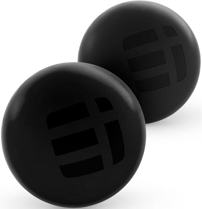 Massage Lacrosse Balls for Deep Tissue Relief - Trigger Point Therapy Ball Set for Plantar Fasciitis, Myofascial Release for Back, Shoulder, Foot - Massage Ball Roller - 2 Pack (Blue/Orange)