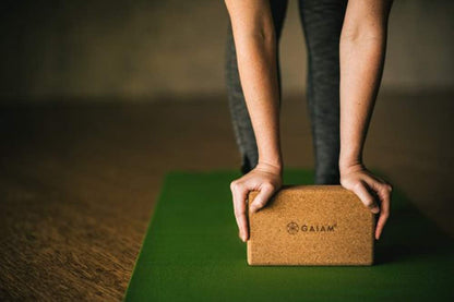 Gaiam Yoga Block - Supportive Latex-Free Eva Foam - Soft Non-Slip Surface with Beveled Edges for Yoga, Pilates, Meditation