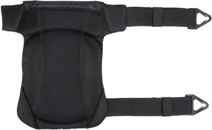 KLEIN TOOLS 60344 Knee Pads, Hinged Gel Knee Pads with Slip Resistant Rubber Caps, Quick-Release Clips and Adjustable Straps, Black