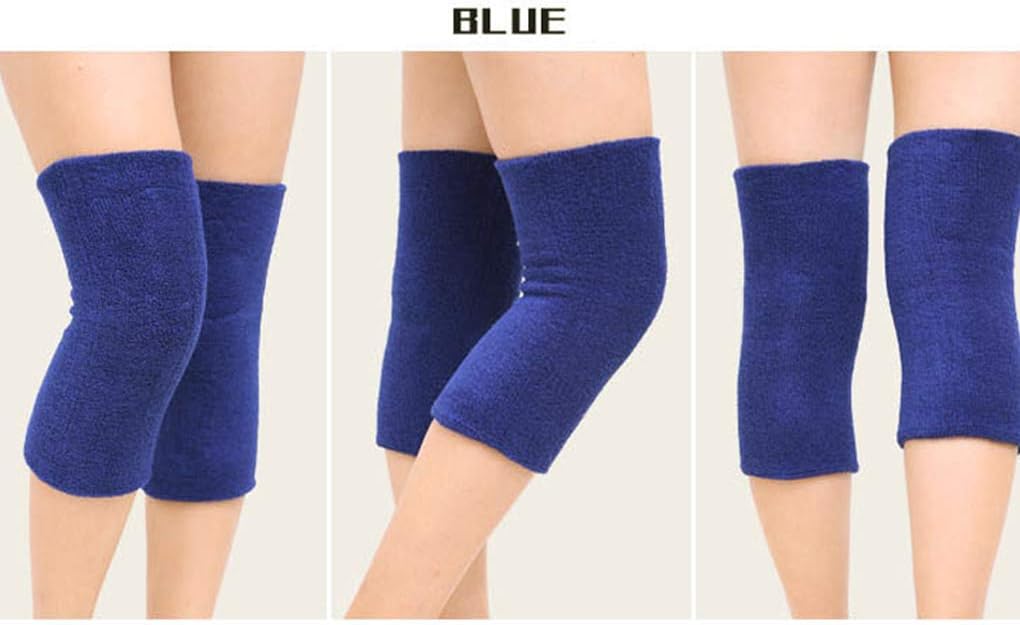 Holiberty Thermal Knee Braces Women Men Elastic Arthritis Knee Compression Sleeve Ski Cycling Leg Warmers Knee Support Pads