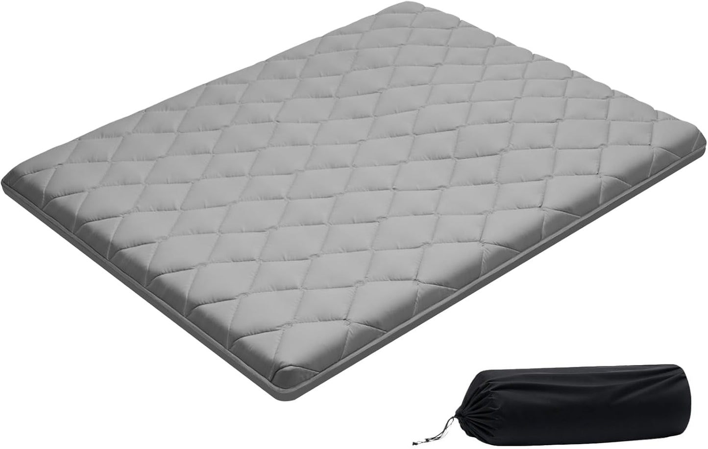VEVOR Japanese Floor Mattress, Futon Mattress, 100% High Density Comfortable Foam, Foldable Tatami Mat with Storage Bag, Sleeping Pad for Camping Dormitory Yoga
