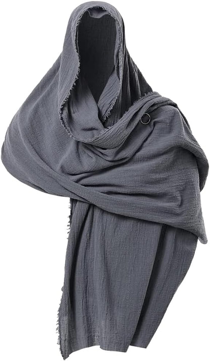 GRACEART Post Apocalyptic Shawl Scarf Shaman Cowl Medieval Costume Sash
