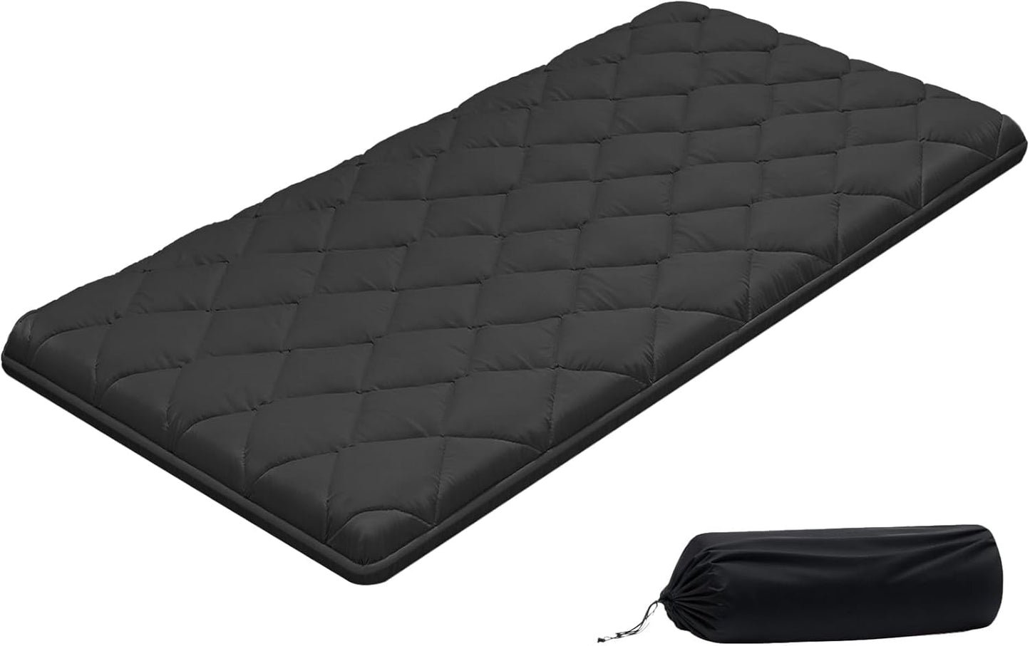VEVOR Japanese Floor Mattress, Futon Mattress, 100% High Density Comfortable Foam, Foldable Tatami Mat with Storage Bag, Sleeping Pad for Camping Dormitory Yoga