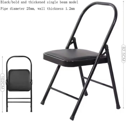 Yoga Chairs,Iyengar Yoga Chair,Yoga Inversion Chair,Pune Yoga Chair Metal Yoga Chair,Yoga Assist Chair,Senior Yoga Chair 2 Bar,Black