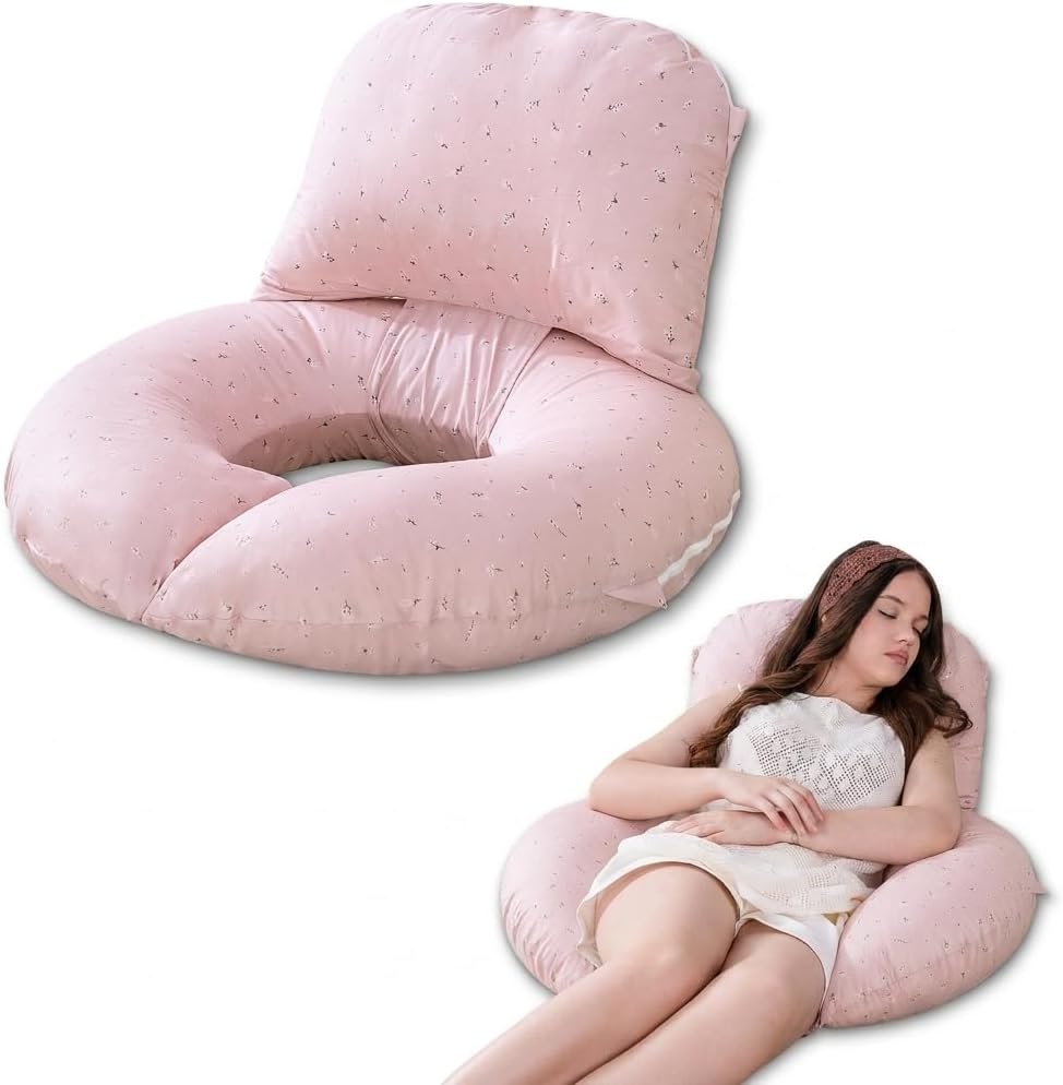 INSEN Wedge Pillow Set for Sleeping and After Surgery, Use for Acid Reflux, Reading and Relaxing, Headboard Pillow for Sitting in Bed
