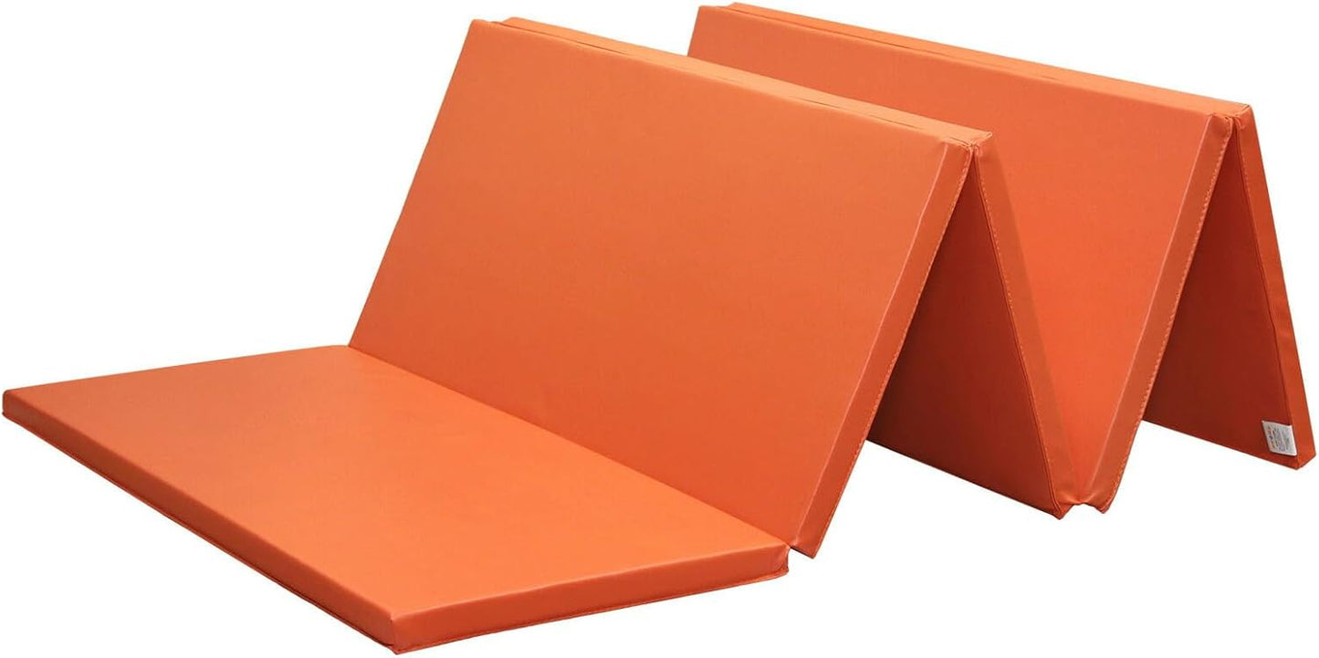 KaRaDaStyle Gymnastics Mat Folding Stretch Mats 75"x31"x1.2" Exercise Muscle Training Children Play Horizontal Bar Mat Yoga Sports Soundproof Home Use