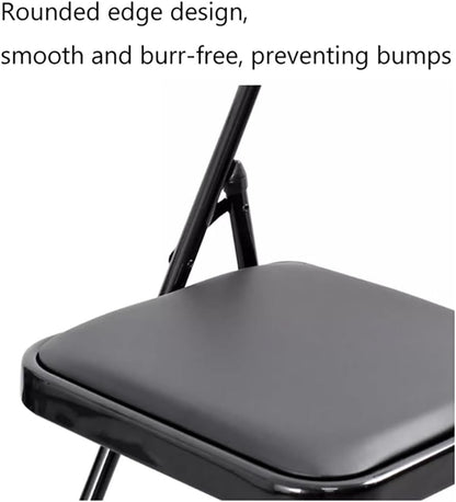 Pilates Yoga Chair, Backless Yoga Chair with Double Beam Design for Balance Handstand Training, Adult Yoga Chair, Iyengar Yoga Chair, Metal Foldable Portable Yoga Chair