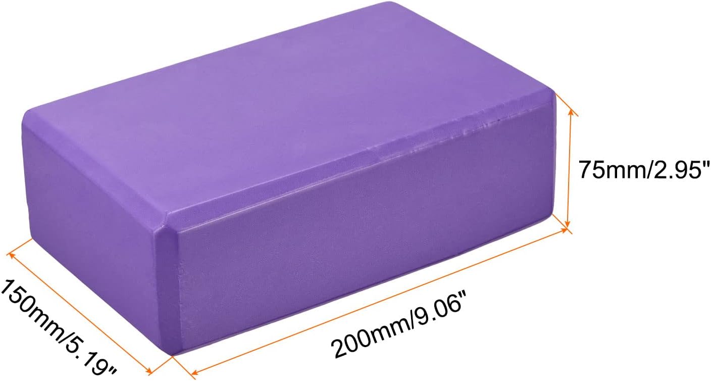 uxcell Yoga Block-Light Weight High-Density EVA Foam Brick for Beginners, Yogis, Pilates, Meditation