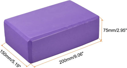 uxcell Yoga Block-Light Weight High-Density EVA Foam Brick for Beginners, Yogis, Pilates, Meditation