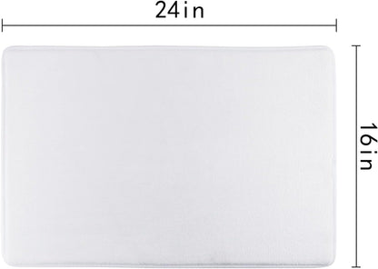 HVEST Zen Blue Floral Bathroom Rugs Zen Stone Water Lily and Butterfly on Lake Bath Mats for Bathroom Modern Yoga Spa Bathtub Mat Non Slip Floor Mat Bathroom Decor Accessories,31W X 20L inches
