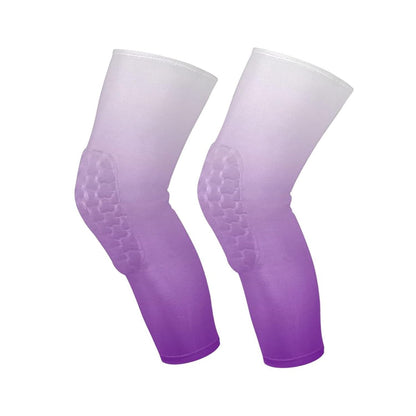 Dark Red Black Gradient Sports Knee Pads Youth Volleyball Basketball Knee Pads Long Leg Sleeves Braces Compression Wrestling Knee Pads for Boys Girls Football Dance Yoga